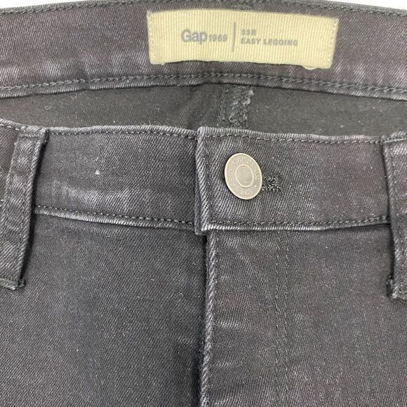 Gap Women's Stretch Black Denim Legging size 33R - Picture 6 of 9